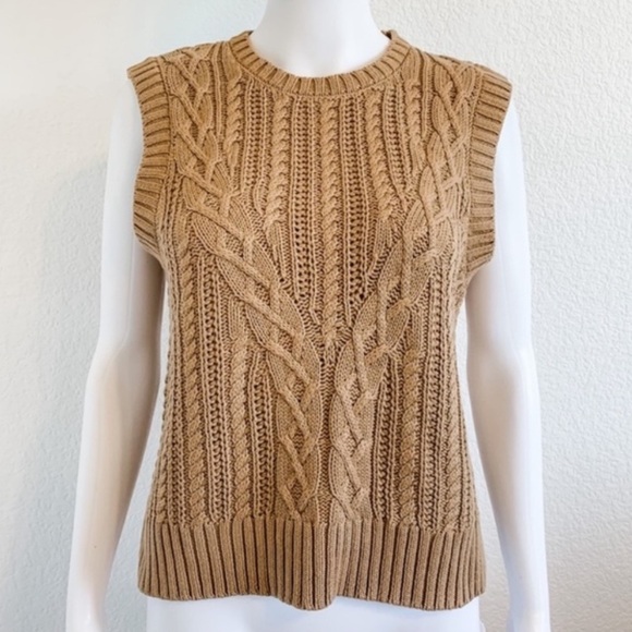 Rachel Zoe Cable Knit Patterned Sweater Vest Size XS - Picture 1 of 10